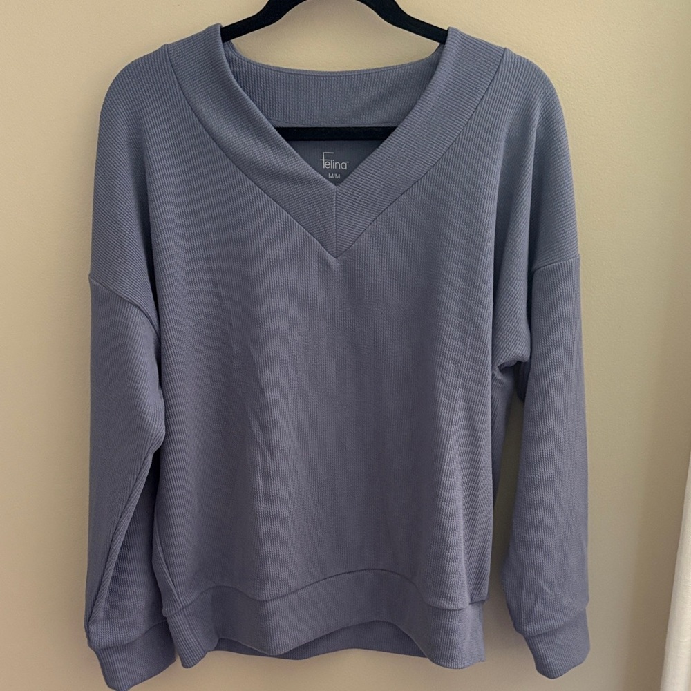 Fila Lavender V-Neck Pullover